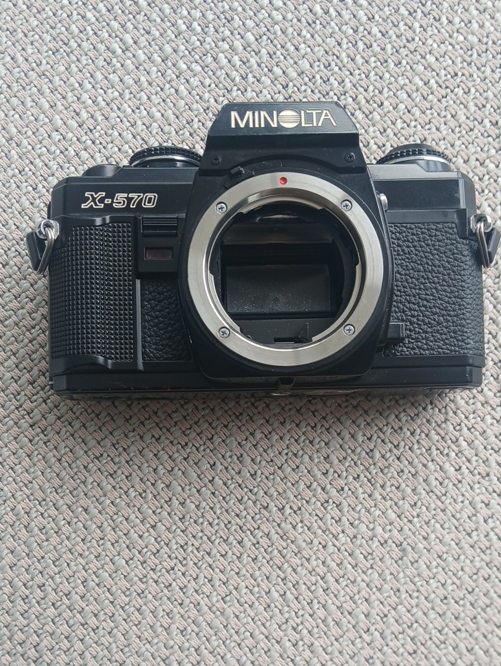 Untested X-570 Black 35mm SLR Camera Body